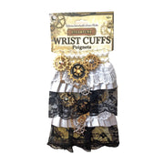 Womens Embellished Steampunk Wrist Cuffs