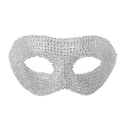 Basic Rhinestone Masquerade Mask - Clear